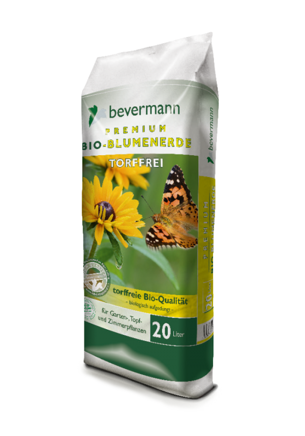 Bevermann Premium Bio-Blumenerde – torffrei
