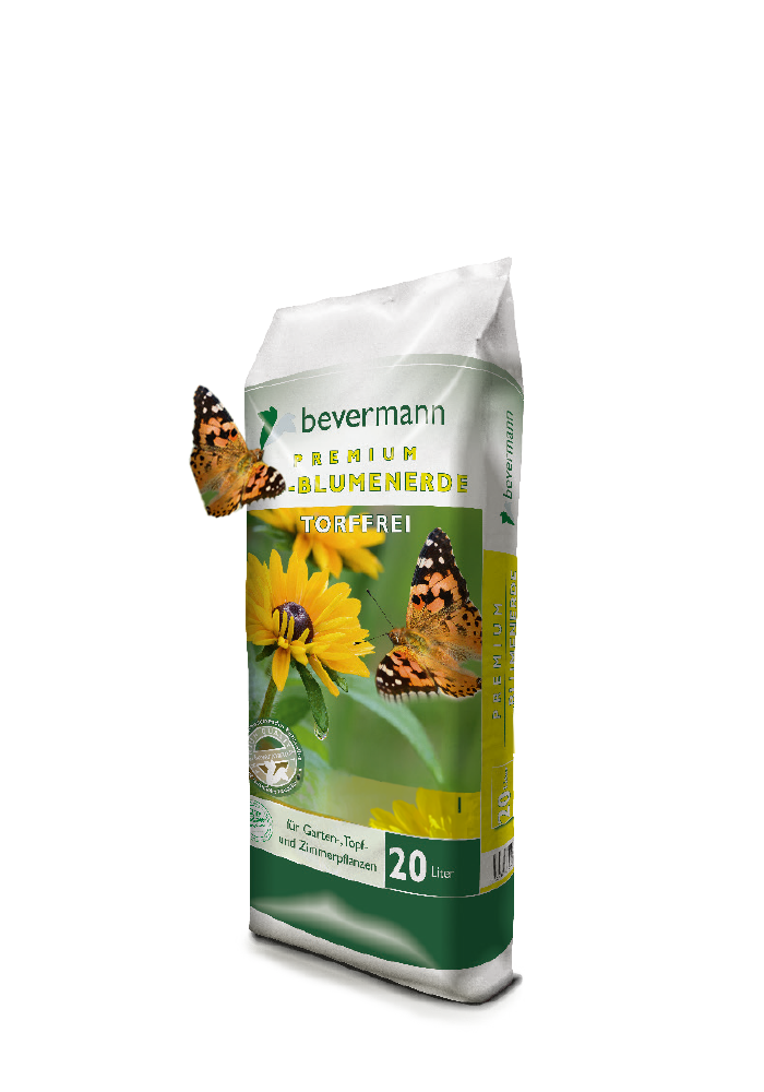 Torffreie Blumenerde 20 L für Gemüse & Kräuter | Bevermann