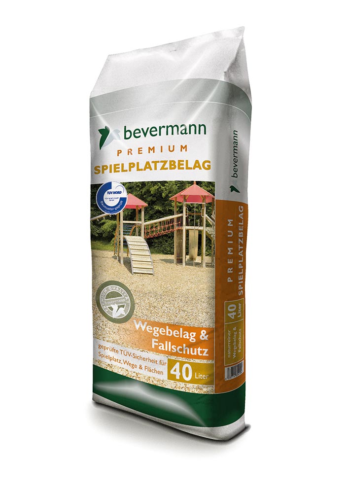 Spielplatzbelag als Fallschutz 40-Liter-Beutel Bevermann