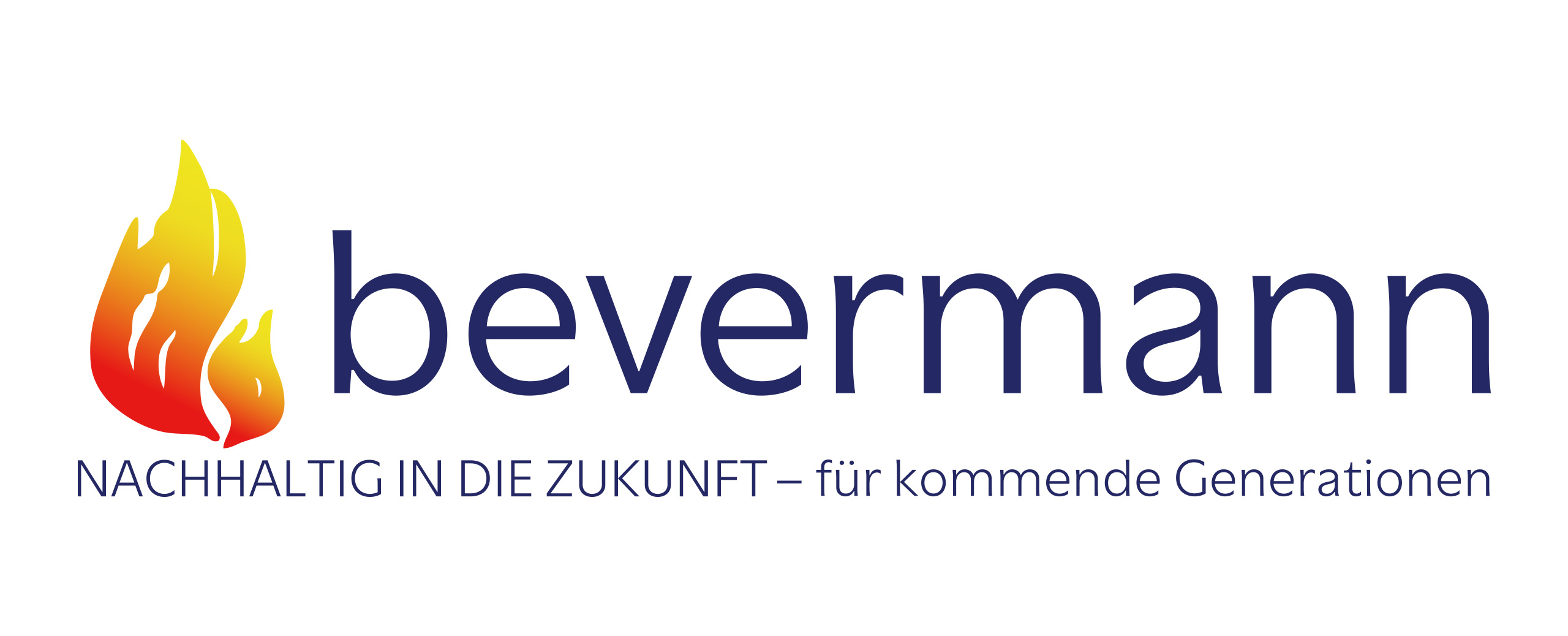 Logo Bevermann Brennstoffe - Nachhaltig in die Zukunft - für kommende Generationen