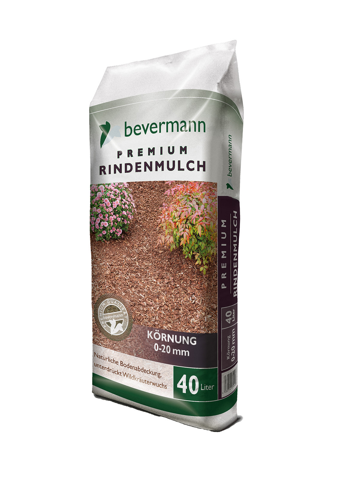 Bevermann Premium Rindenmulch 0-20 mm 40L