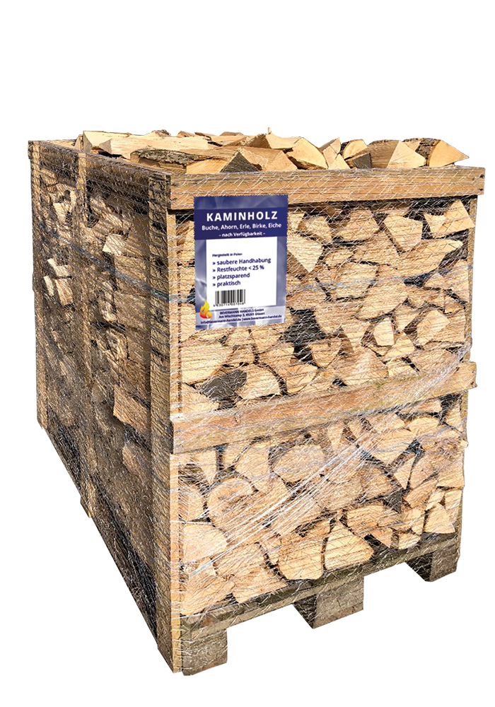 Kaminholz-Mix Raummeter von Bevermann Brennstoffe