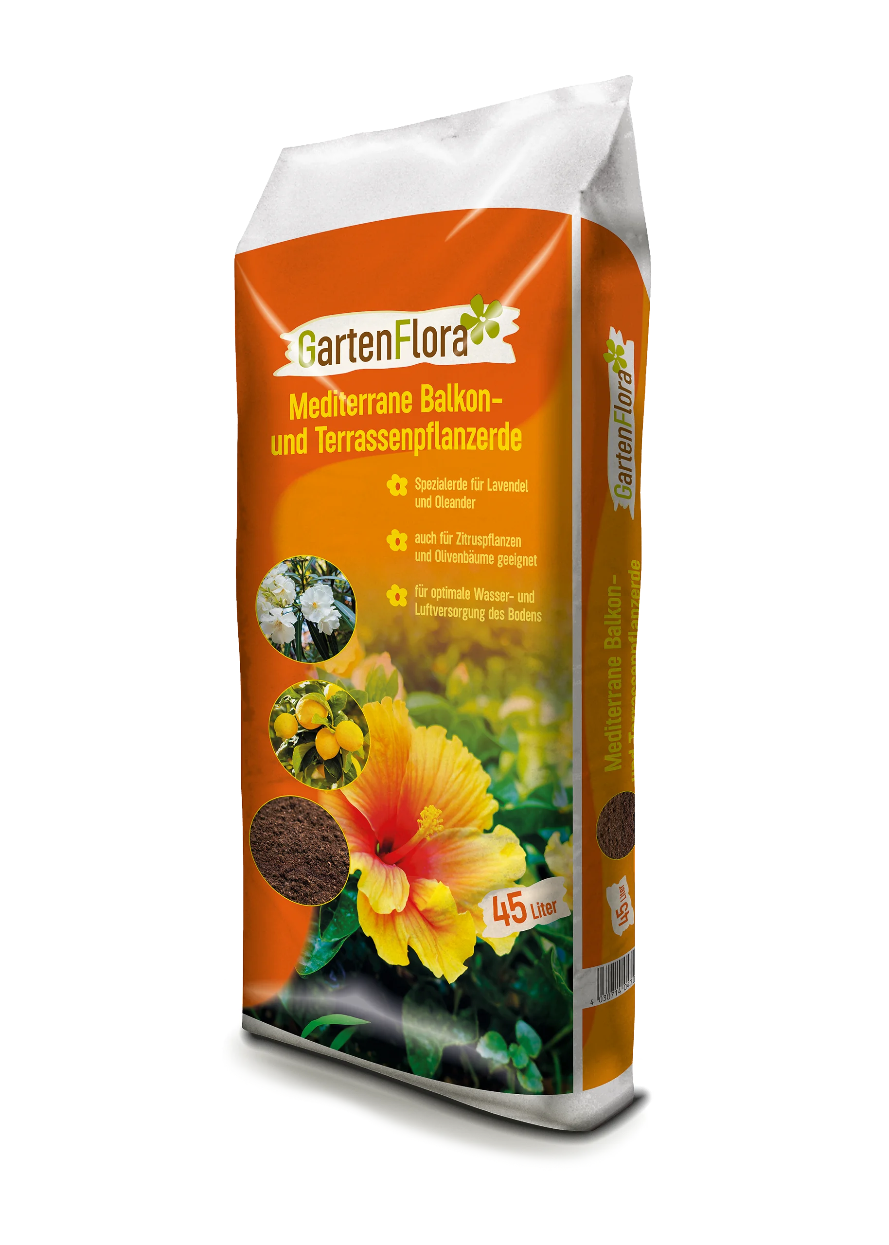 gartenflora Mediterrane Balkon- und Terrassenpflanzerde